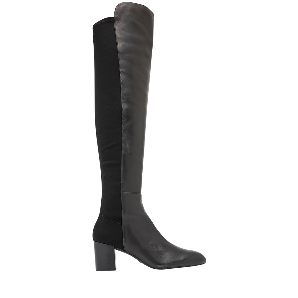New STUART WEITZMAN Stretch Leather Over The-Knee Boots $795